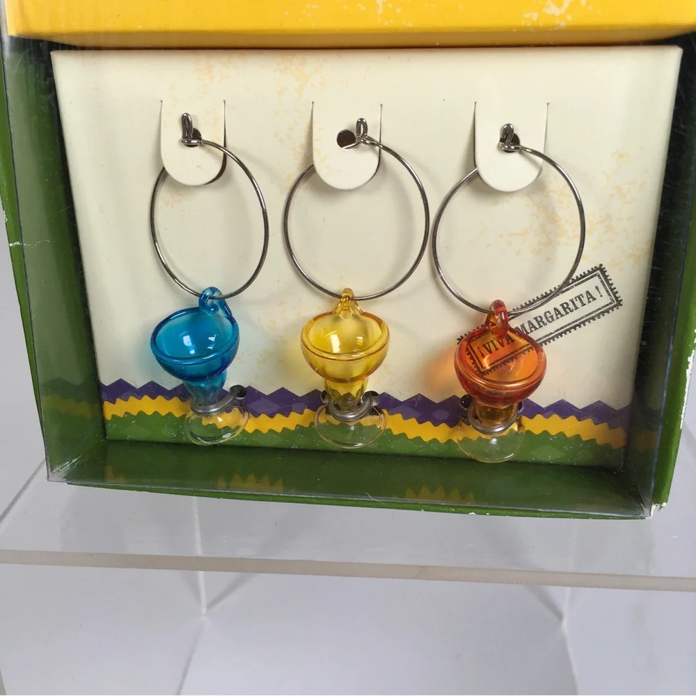 Vintage Williams Sonoma Margarita Glass Charms